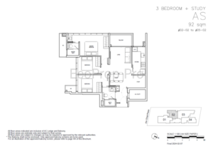 Straits at Joo Chiat floorplan type AS